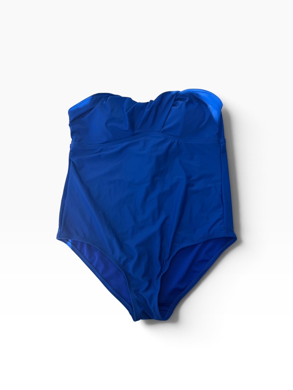 Merona Cobalt Blue Bandeau One-Piece Swimsuit